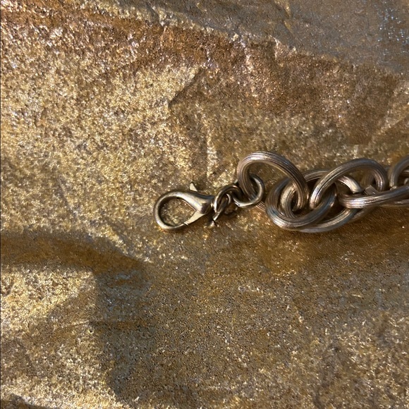 Gold Chain Charm Bracelet with Pearl charm - Picture 5 of 6